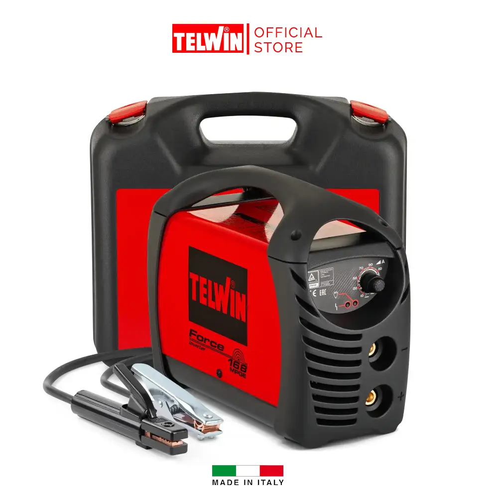 Máy hàn que Telwin Force 168 MPGE + CARRY CASE